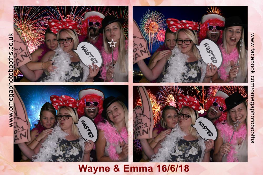 Emma & Wayne's Wedding | View more photos from the event at gallery.omegaphotobooths.co.uk/u/Omega-Photobooths/Emma-Waynes-Wedding